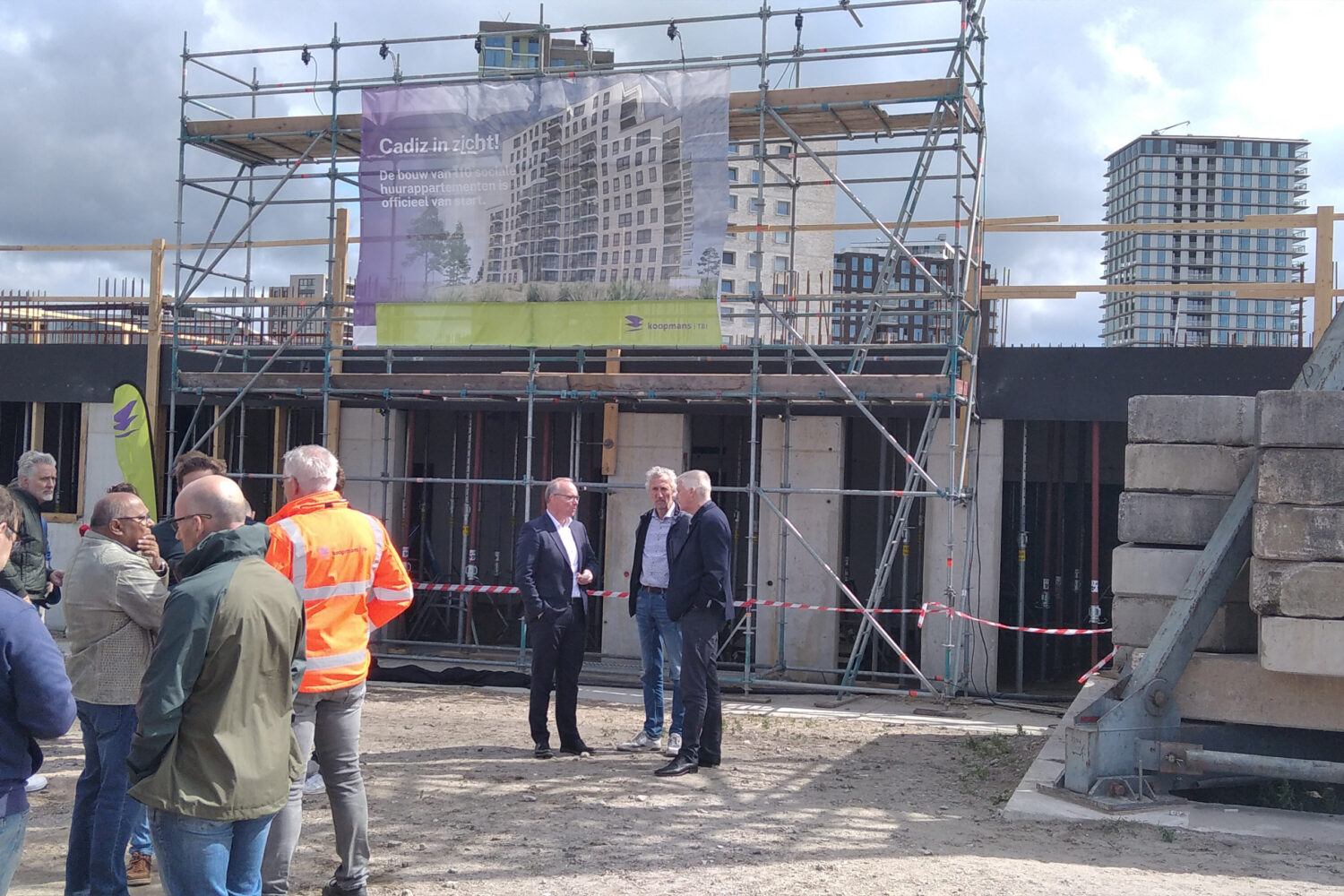Bouw van Cadiz in Almere Duin gestart!