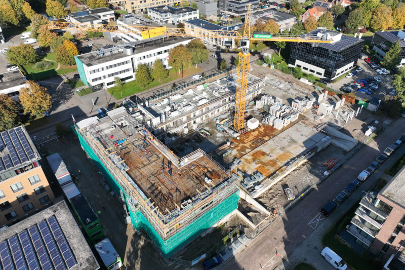 Bouw Coltbaan verloopt voorspoedig