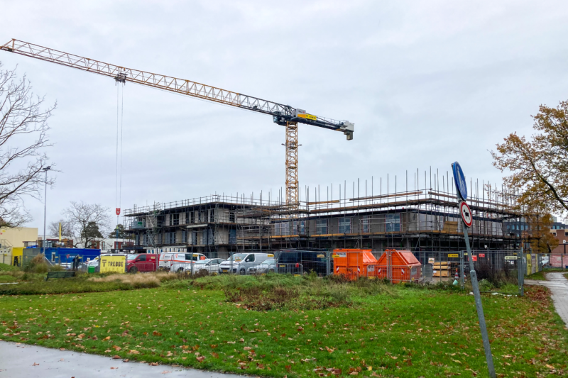 De bouw van Lotus begint op te schieten